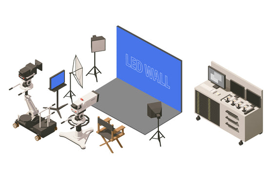 led wall virtual production studio