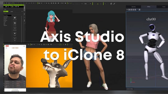 axis studio to iclone 8 video