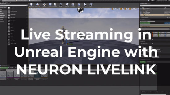 live streaming in unreal engine with neuron livelink tutorial video