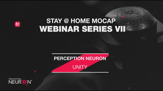 perception neuron stay at home webinar unity tutorial video