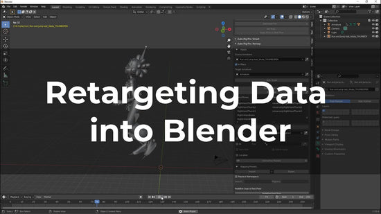 Retargeting Perception Neuron Data into Blender tutorial video